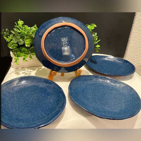 4 Tabletops Gallery”KALA" Midnight Blue Large Platter -10” Dishwasher-Oven-Micro - Picture 6 of 9